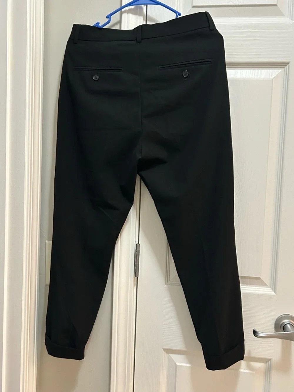 H&M Black Chino Pants (Altered) - Men's Size 29 - Cropped Slim Fit